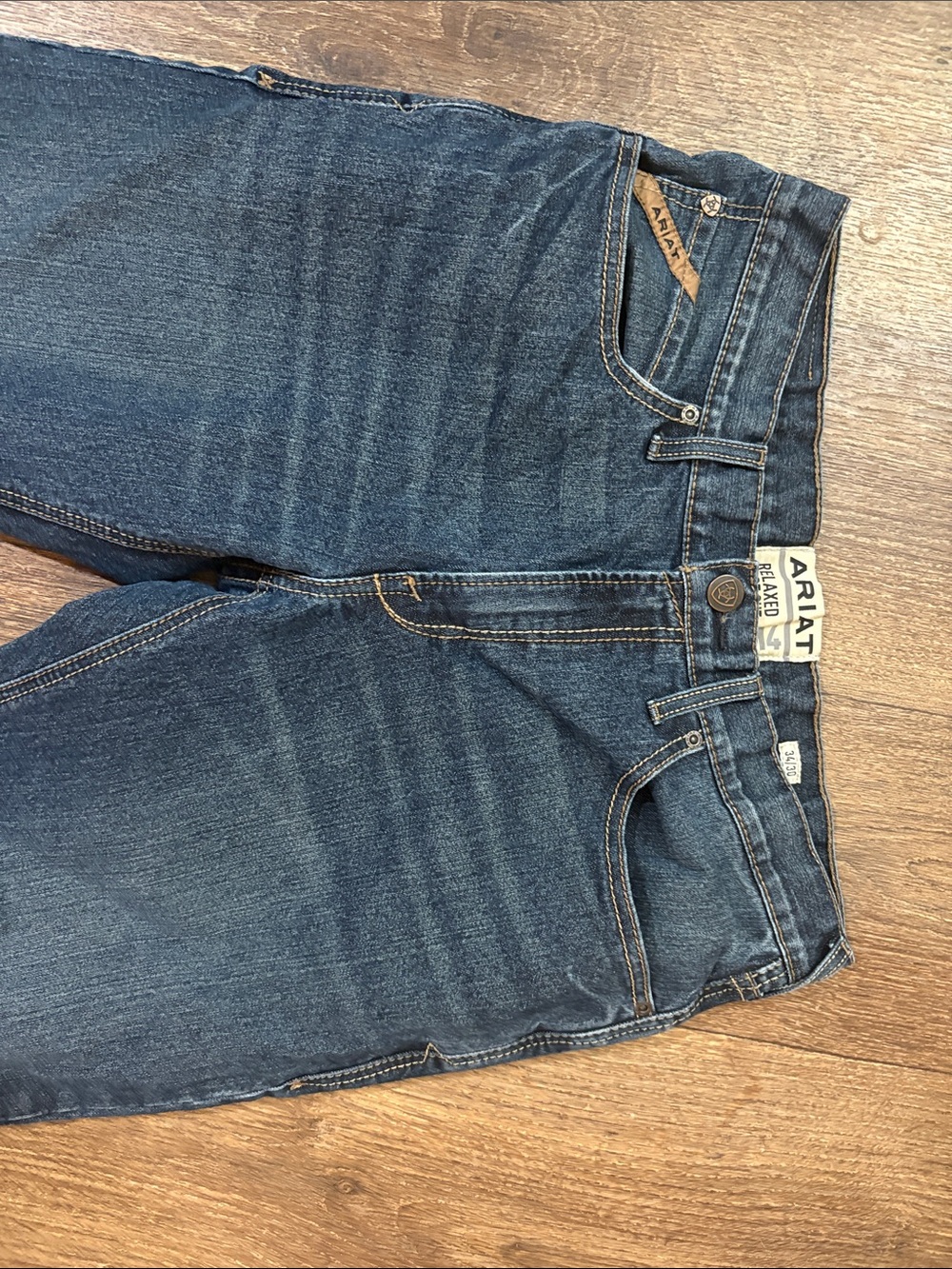 Ariat Indigo Blue Straight-Leg Jeans